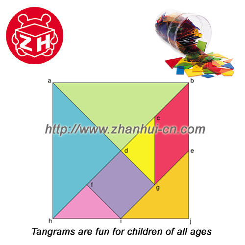 Plastic Educational Tangram for Child Toy