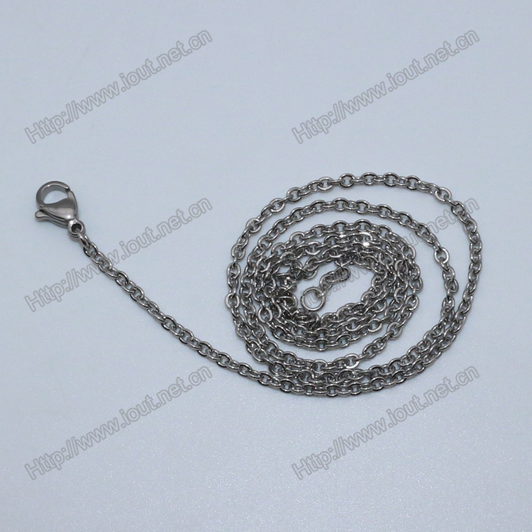 Double Color Stainless Steel Chain for Open Locket Necklace (IO-stc009)