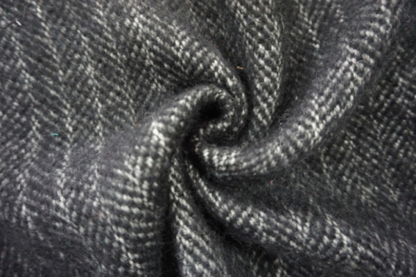 Different Double Face Black&White Wool Fabric