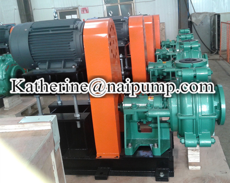 Shijiazhuang Chloroprene Rubber Lined Mining Centrifugal Pump (100ZJR)