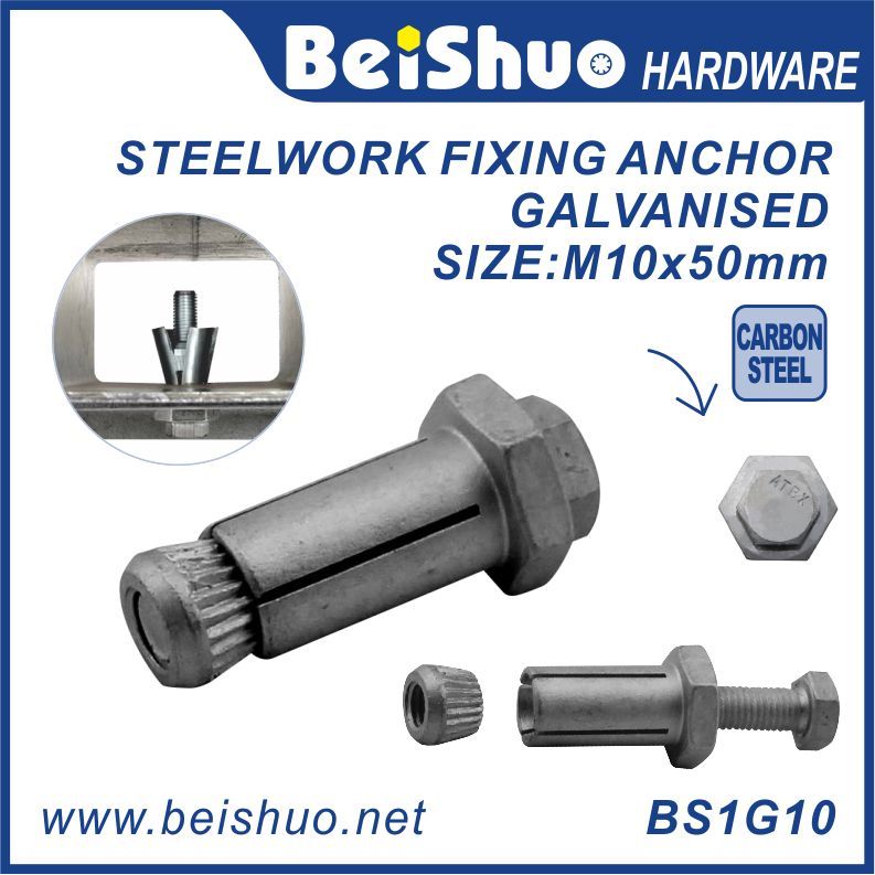 M10X18X50mm Low Pirce Galvanised Anchor Bolt for Steelwork