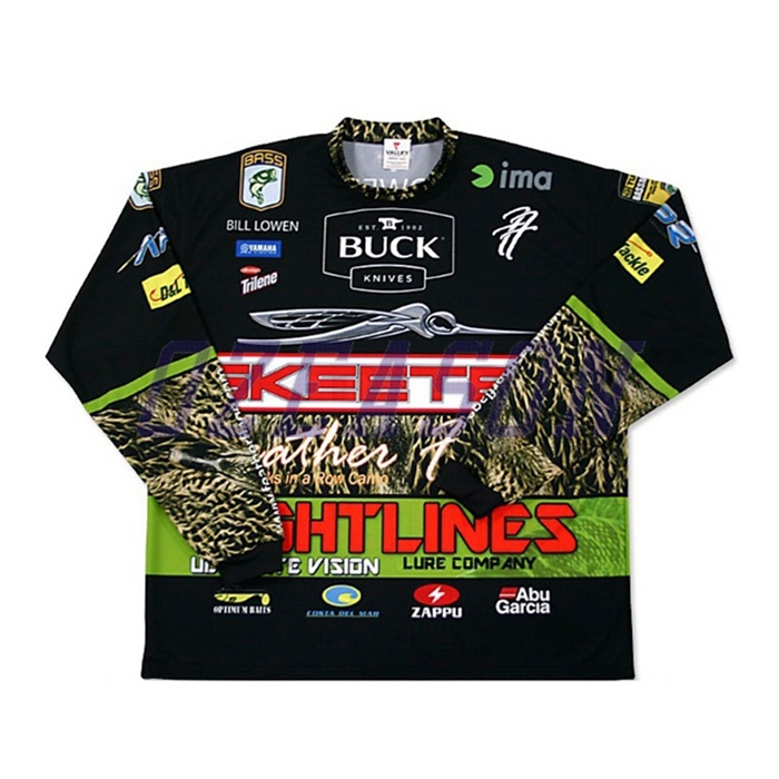 Latest Design Sublimated New Fishing Jerseys