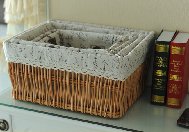 Handmade Wicker Storage Basket with Eco-Friendly (BC-ST1002)