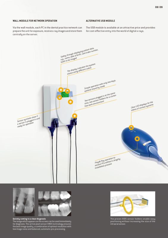 Sirona Xios Plus Intraoral Sensor