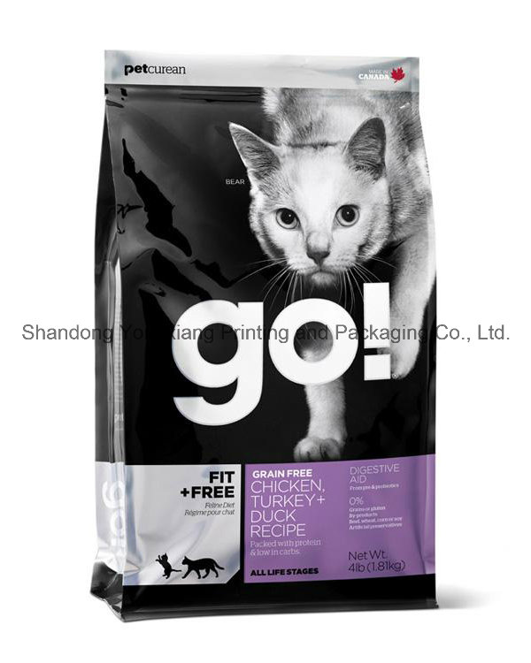 Laminated Dimensional Plastic Packaging Pet Food Bag