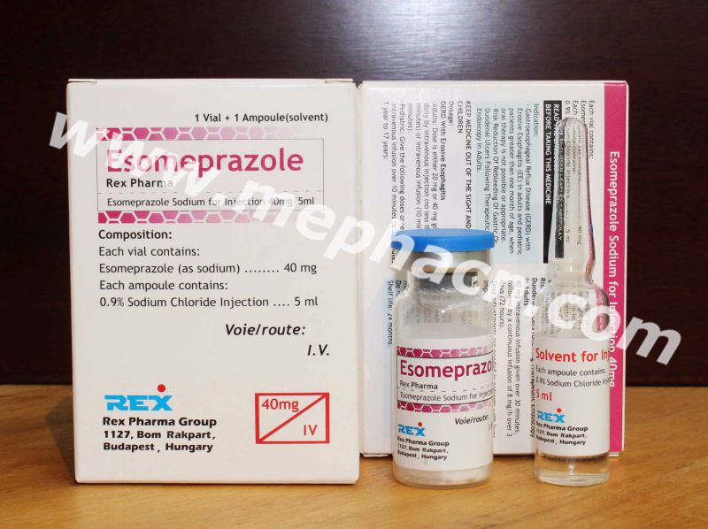 Esomeprazole for Injection 40mg & Actd/Ctd Dossiers of Esomeprazole Injection 40mg