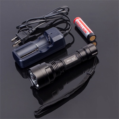 1X18650 Batt 3modes Aluminum C8 Flashlight