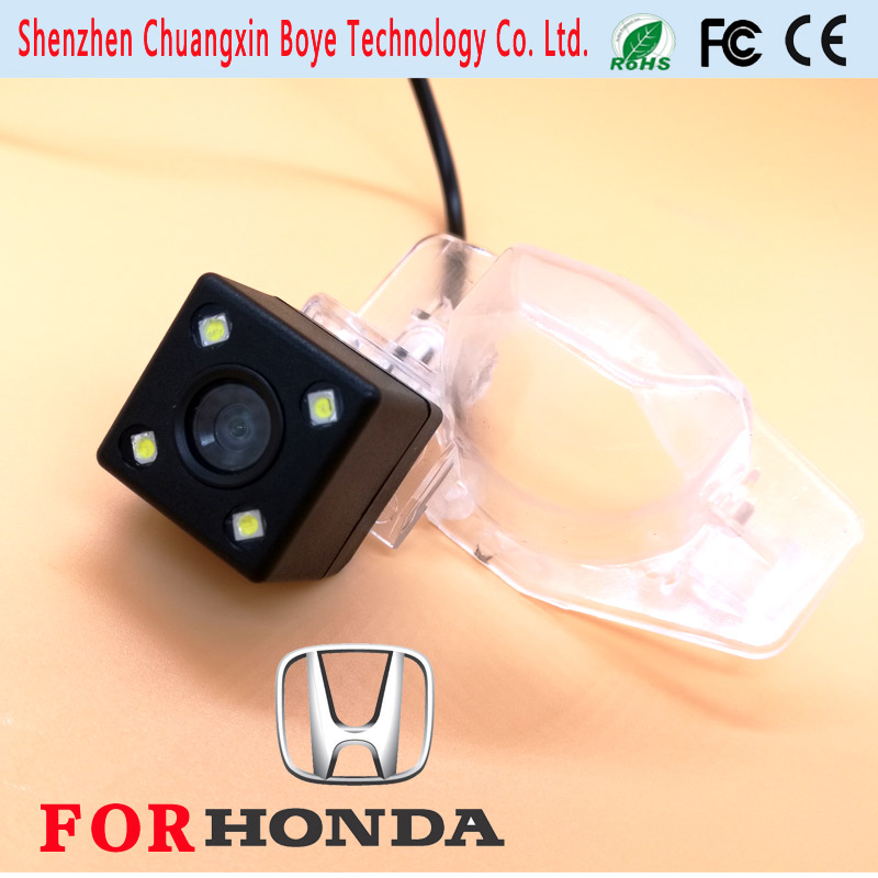 with 4 LED Lights for Night Vision Special Car Back Camera for Honda Fit/CRV/Odyssey