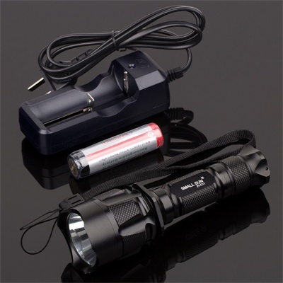 1X18650 Batt Tail Switch 3modes C11 Flashlight