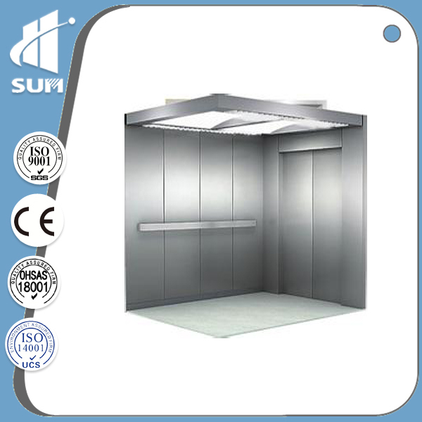 Steel Painted Capacity 3000kg Speed 0.5m/S Freight Elevator