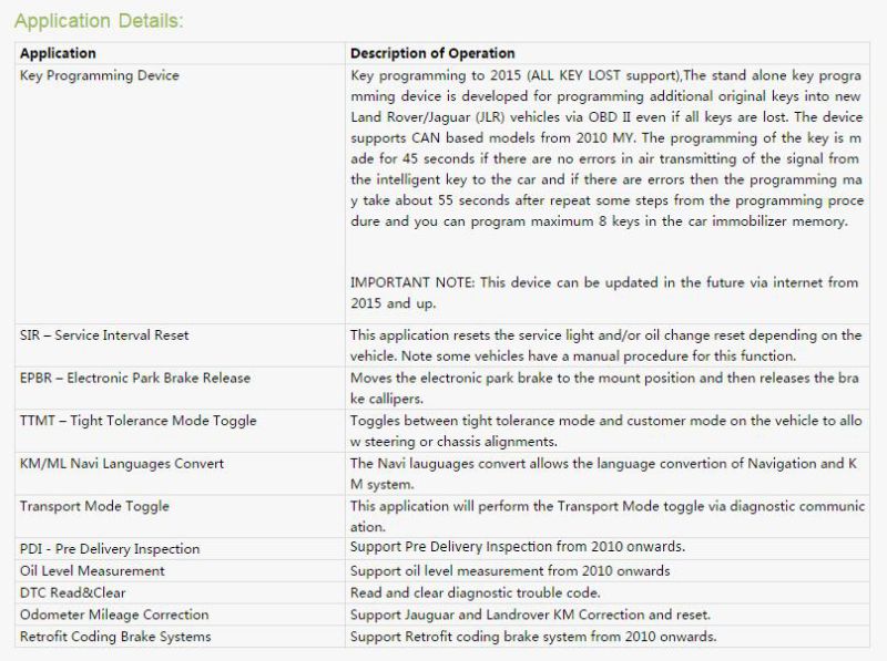 Key Programmer+ Odometer Correction+ Diagnostics +Service Hand Held Device for Land Rover and Jaguar Jlr VAS Tool