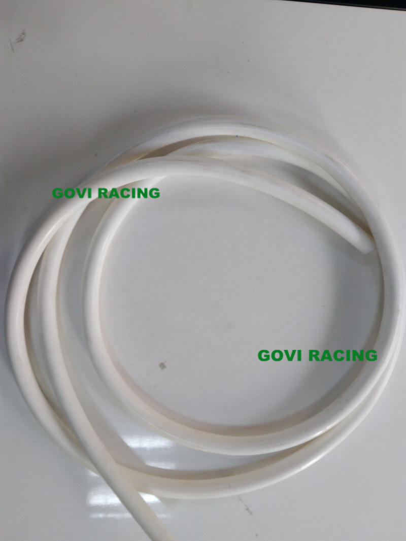 White Silicone Vacumme Tubing with Grooved 0.5mm Thickness
