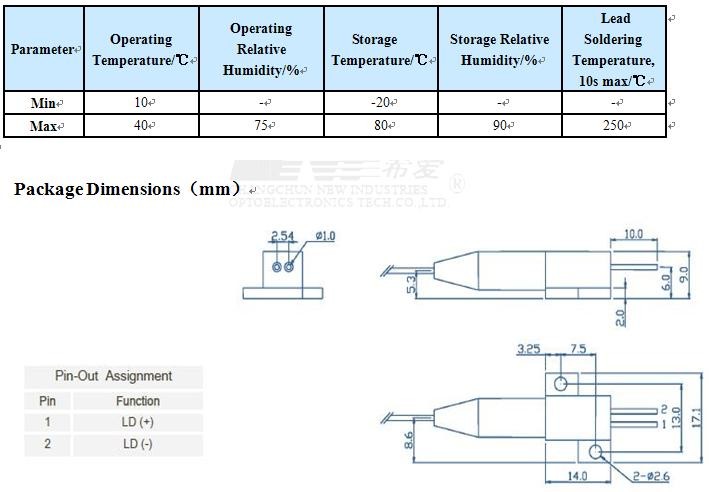 808nm 3w laser diode