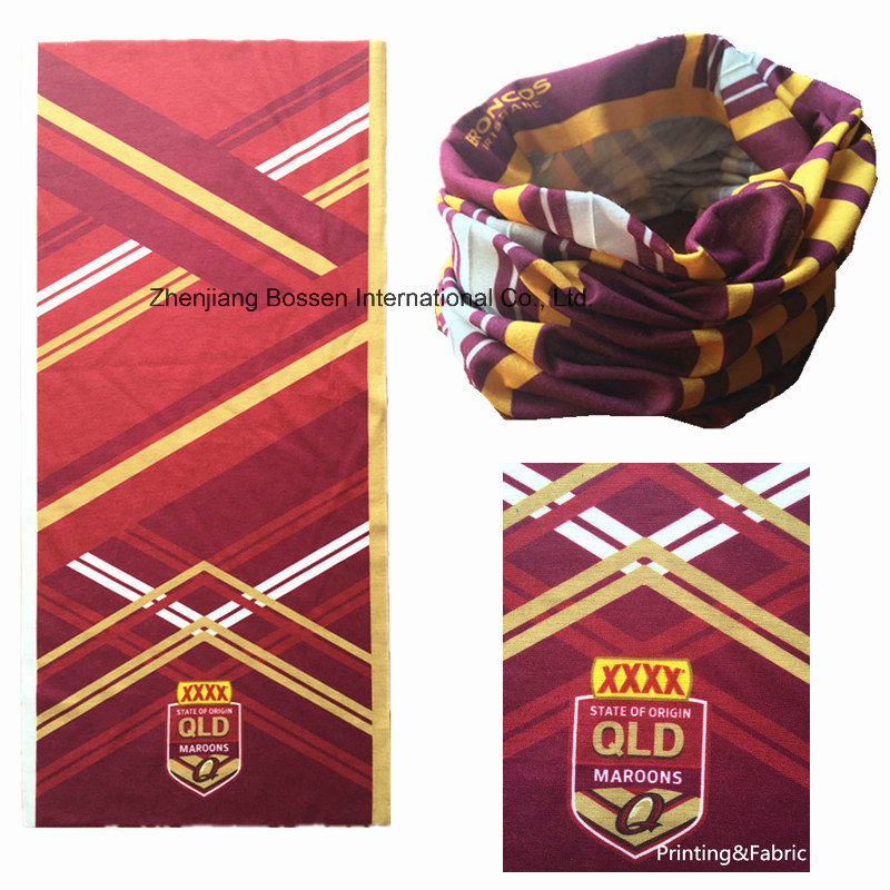 OEM Produce Customized Design Printed Polyester Promotional Magic Bandana Buff