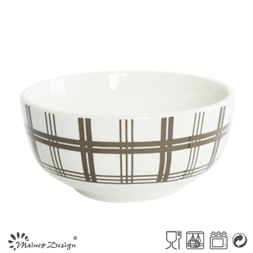 Homestyle Luxury Decal Ceramic Otameal Bowl