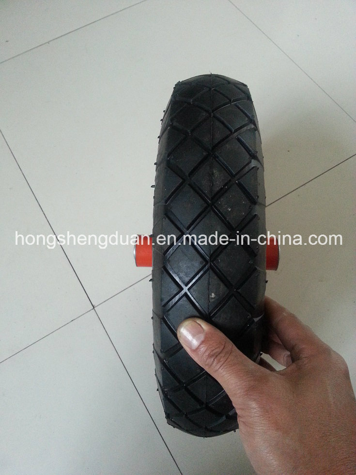 Pneumatic Wheel Big Diamond for Barrow Have Iron Rim