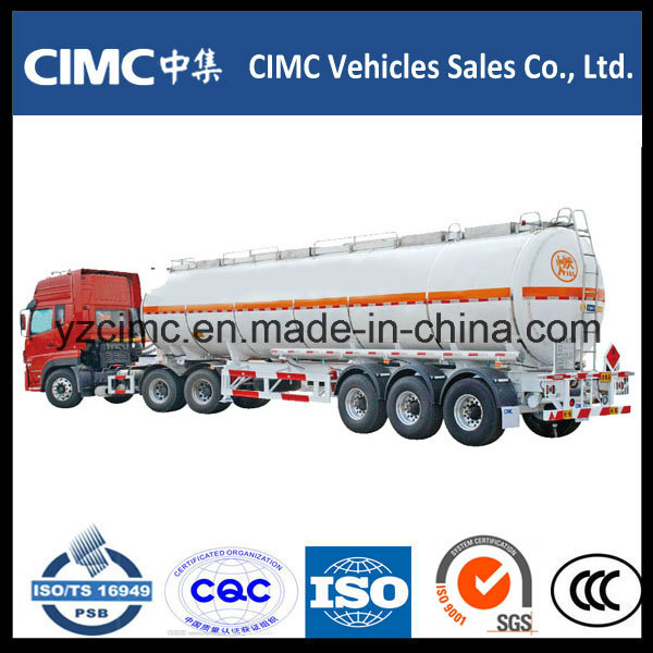 Cimc 45cbm 3-Axle Oil Fuel Tank Semi Trailer