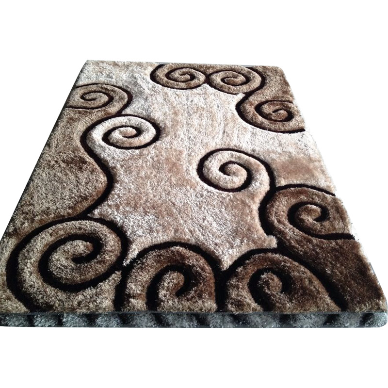 Polyester Modern Shaggy Rugs with 3D Effects