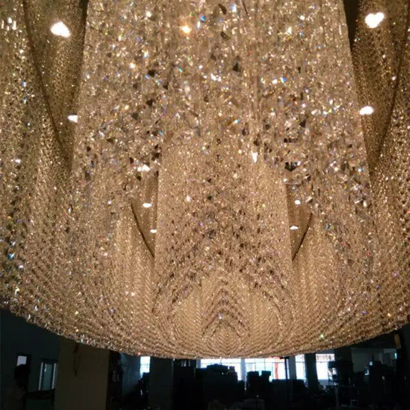 European Decorative Pendant Lamp K9 Luxury Crystal Chandelier