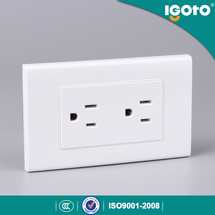 Wall Socket American Type PC Material