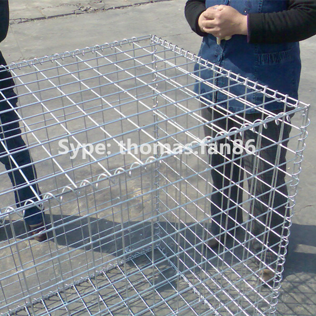 Galvanized Wire Mesh Welded Gabion / Gabion Basket / Gabion Box