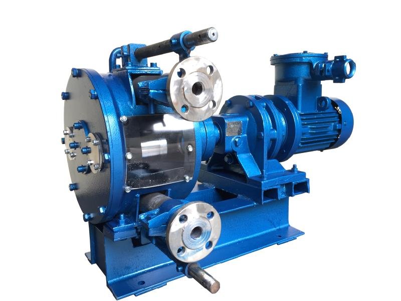 High pressure hose peristaltic pump