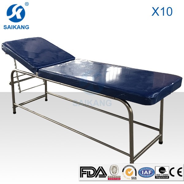 Manual Adjustable Gynecology Medical Examination Bed