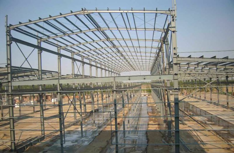 Fabricated Portal Frame Steel Structure Warehouse/Workshop