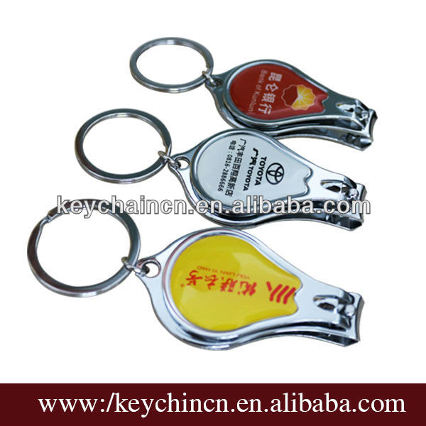 Guangzhou Factory Metal Souvenir Keychain for Christmas Promotional Gift