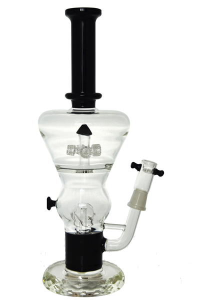 4 Showerheads Crystal Ball Glass Water Pipe for Smoking (ES-GB-435)