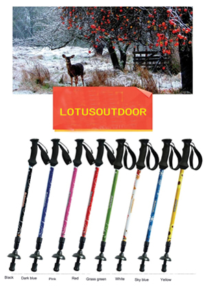 Over Light Carbon Alpenstock Closed Easliy Outdoor Stick