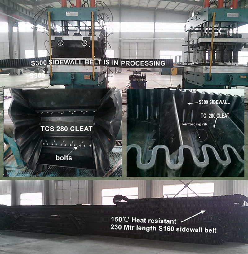 Large Capacity Sidewall Conveyor Belt