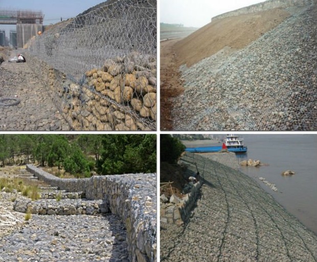 40-270g/Sqm Hot-Dipped Galvanized (Galfan) Gabion Box/Gabions (XM-G83)