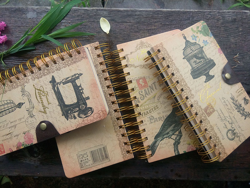 Top Quality 40k Classical Cover Spiral Notebook with Buckle