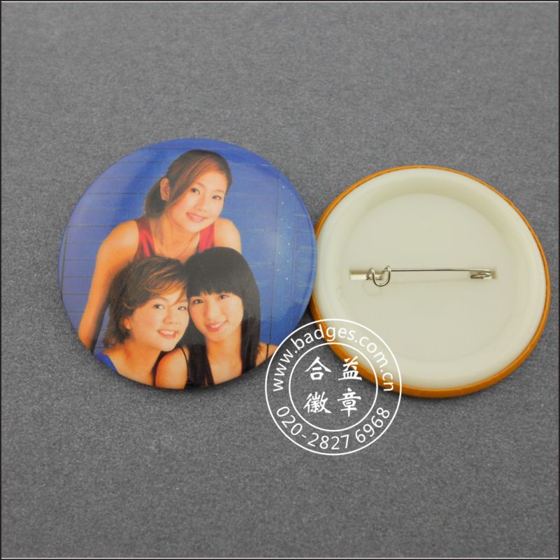 Custom Tin Button Badge Printing Colorful Badge (GZHY-MKT-008)