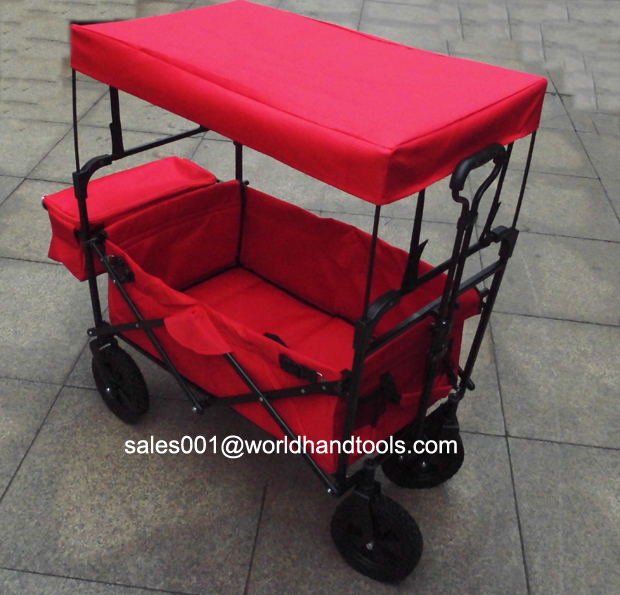 Four Wheels Folding Trolley with Tent