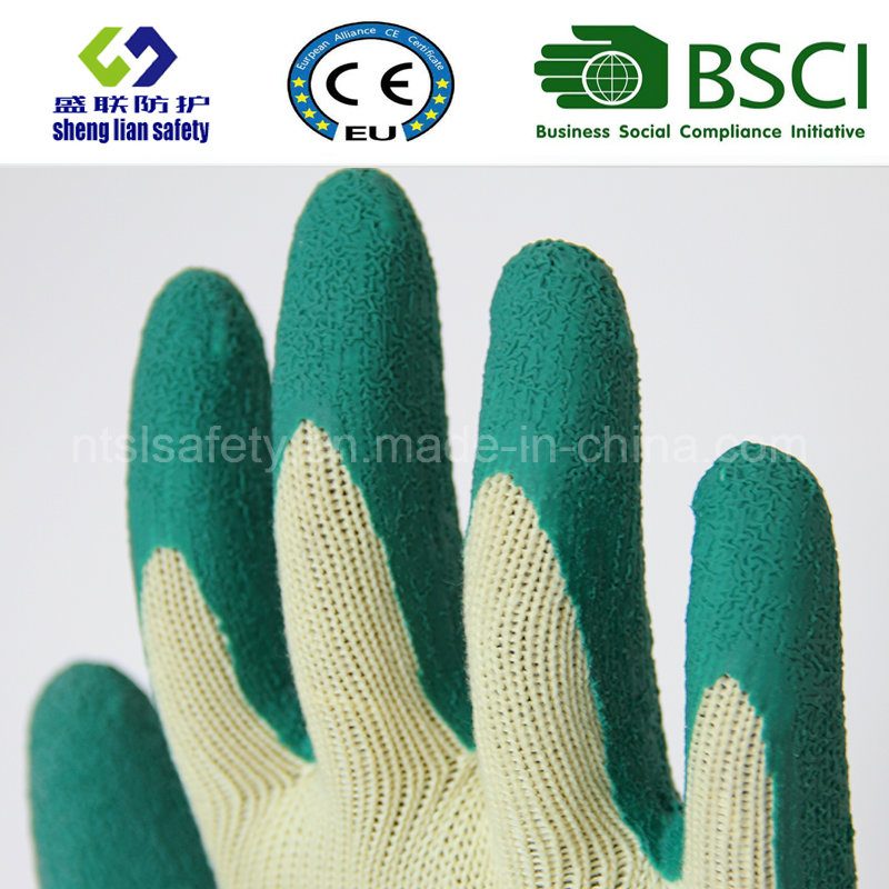 Latex Rubber Gloves, Sandy Finish Safety Work Gloves (SL-R503)