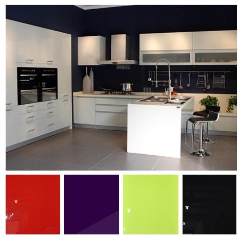 High Glossy UV Kitchen Cabinet Sets, Modular Kitchen Cabinet