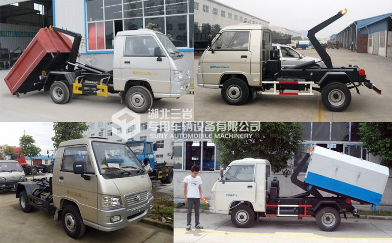 2t 3t Forland Mini Container Hook Arm Garbage Truck