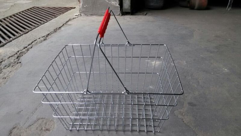 Store Wire Mesh Handle Metal Basket