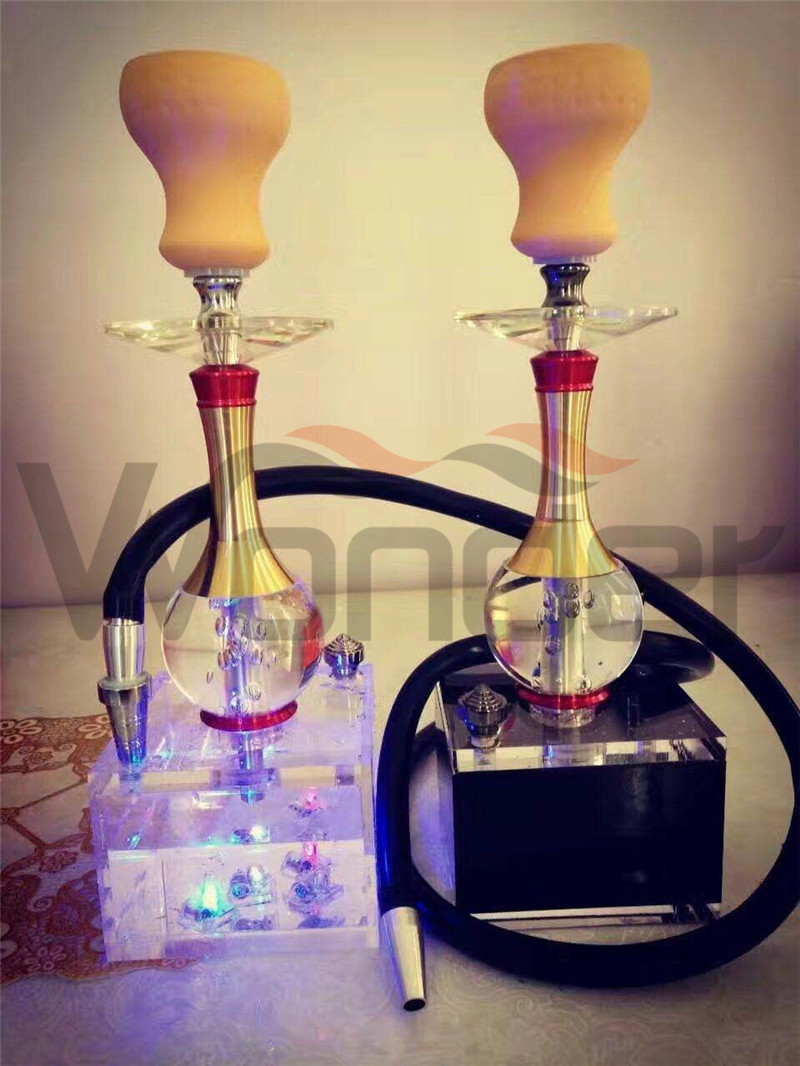 China Manufacture Acrylic Shisha Hookahs for Wholesale