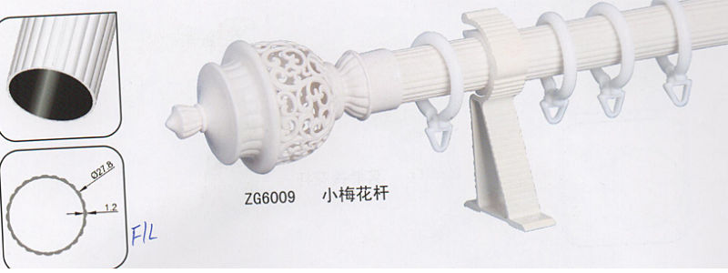 Rome Rod Curtain Pipe Hardware Window Fitting