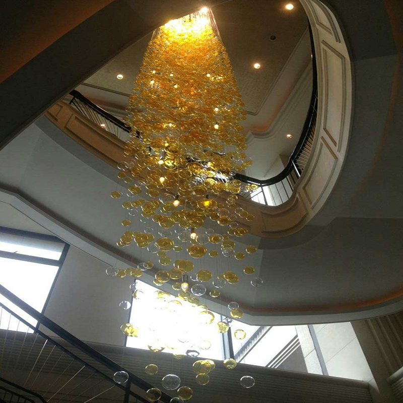 2016 New Design Round Blown Glass Balls Pendant Lamp