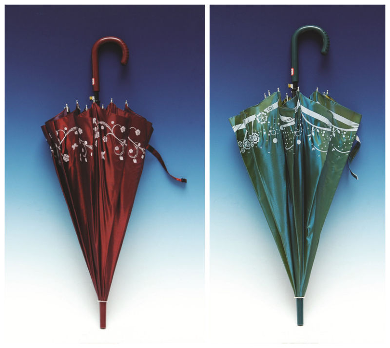 Auto Open Satin Straight Umbrella (SK-028)