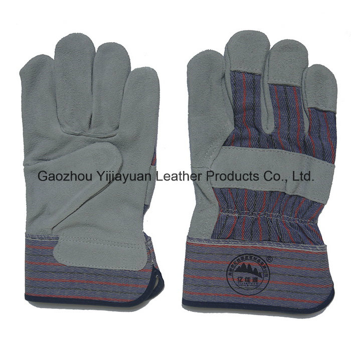 Full Palm Anti Cut Leather Working Gloves for Workers