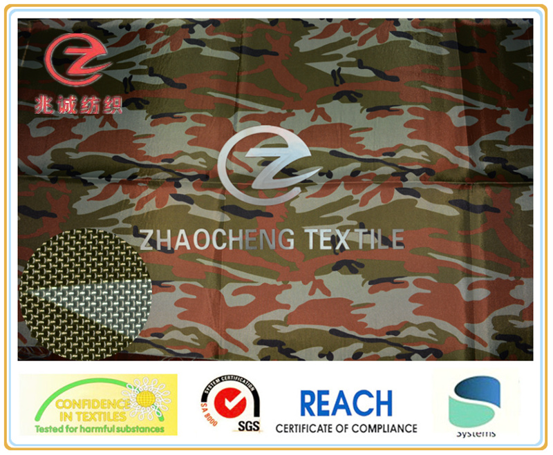 1680d Poly Oxford Desert Camouflage Printing Fabric (ZCBP045)