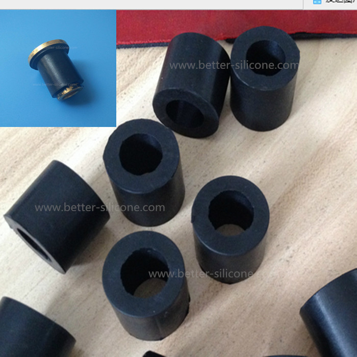 Custom Molding Anti-Vibration Rubber Flange Bearing Sleeve