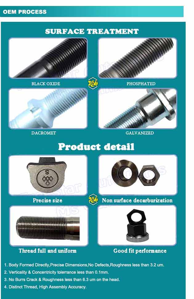 High Tensile Double Threaded Screw/Double Hex Bolt