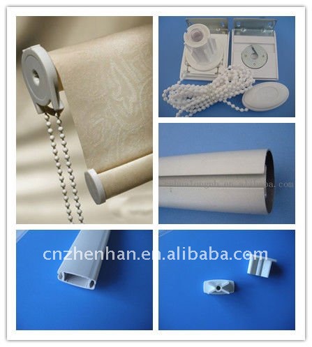 China Cortina componente-tapa de PVC para carril inferior, mecanismos de persiana  enrollable, accesorios de tubo de obturador enrollable, tapa para persiana  enrollable Fabricantes