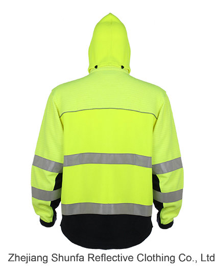 Hoodie Sweatshirt Fr High Visibility Reflective Sweartshirt Fireproof Material Swearshirt